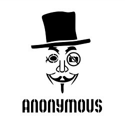 Свитшот хлопковый мужской Anonymous, цвет: белый — фото 2