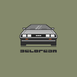 Свитшот хлопковый мужской DeLorean, цвет: авокадо — фото 2