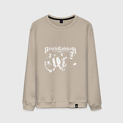 Свитшот хлопковый мужской Black Sabbath, цвет: миндальный