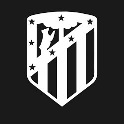 Свитшот хлопковый мужской FC Atletico Madrid, цвет: черный — фото 2