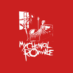 Свитшот хлопковый мужской My Chemical Romance, цвет: красный — фото 2