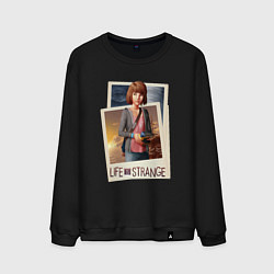 Свитшот хлопковый мужской MAX: Life is Strange, цвет: черный