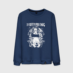 Свитшот хлопковый мужской The Offspring: Days go by, цвет: тёмно-синий
