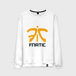 Свитшот хлопковый мужской Fnatic, цвет: белый