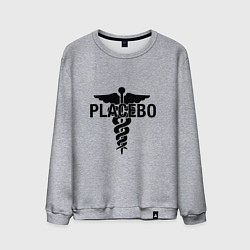 Свитшот хлопковый мужской Placebo, цвет: меланж