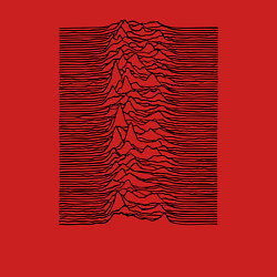 Свитшот хлопковый мужской Unknown Pleasures, цвет: красный — фото 2