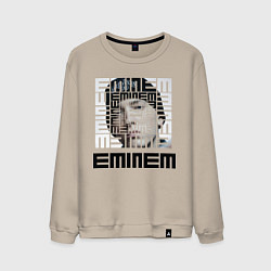 Свитшот хлопковый мужской Eminem labyrinth, цвет: миндальный