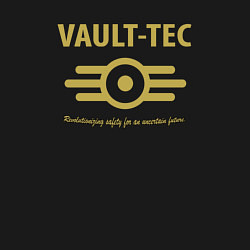 Свитшот хлопковый мужской Vault Tec, цвет: черный — фото 2