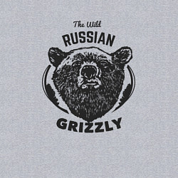 Свитшот хлопковый мужской Russian Grizzly, цвет: меланж — фото 2