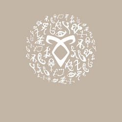 Свитшот хлопковый мужской Shadowhunters Runes, цвет: миндальный — фото 2