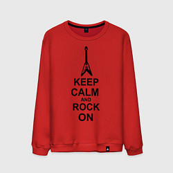 Мужской свитшот Keep Calm & Rock On