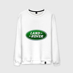 Свитшот хлопковый мужской Logo Land Rover, цвет: белый