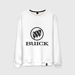 Свитшот хлопковый мужской Buick logo, цвет: белый
