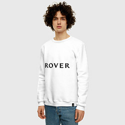 Свитшот хлопковый мужской Rover, цвет: белый — фото 2