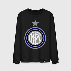 Свитшот хлопковый мужской Inter FC, цвет: черный