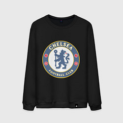 Свитшот хлопковый мужской Chelsea FC, цвет: черный