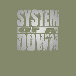 Свитшот хлопковый мужской System of a Down, цвет: авокадо — фото 2