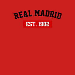 Свитшот хлопковый мужской FC Real Madrid Est. 1902, цвет: красный — фото 2