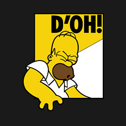 Свитшот хлопковый мужской Homer D'OH!, цвет: черный — фото 2