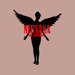 Свитшот хлопковый мужской Nirvana: In Utero, цвет: пыльно-розовый — фото 2