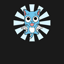 Свитшот хлопковый мужской Happy Kitty, цвет: черный — фото 2