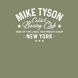 Свитшот хлопковый мужской Mike Tyson: Boxing Club, цвет: авокадо — фото 2