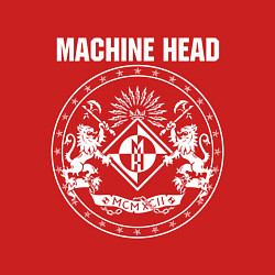 Свитшот хлопковый мужской Machine Head MCMXCII, цвет: красный — фото 2