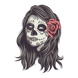 Свитшот хлопковый мужской Mexican Girl, цвет: белый — фото 2