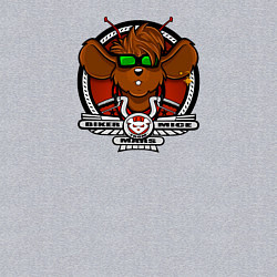 Свитшот хлопковый мужской Biker Mice from Mars Throttle, цвет: меланж — фото 2