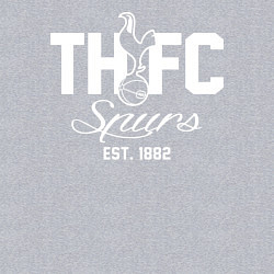 Свитшот хлопковый мужской THFC Est 1882, цвет: меланж — фото 2