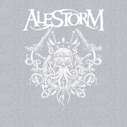 Свитшот хлопковый мужской Alestorm: Pirate Bay, цвет: меланж — фото 2