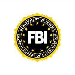 Свитшот хлопковый мужской FBI Departament, цвет: белый — фото 2