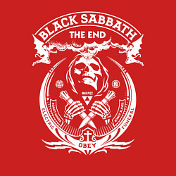 Свитшот хлопковый мужской Black Sabbath: The End, цвет: красный — фото 2