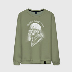 Свитшот хлопковый мужской Black Sabbath: The Ultimate Collection, цвет: авокадо
