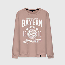 Свитшот хлопковый мужской Bayern Munchen 1900, цвет: пыльно-розовый