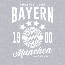 Свитшот хлопковый мужской Bayern Munchen 1900, цвет: меланж — фото 2