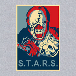 Свитшот хлопковый мужской STARS, цвет: меланж — фото 2