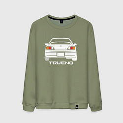 Свитшот хлопковый мужской Toyota Trueno AE111, цвет: авокадо