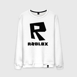 Свитшот хлопковый мужской ROBLOX, цвет: белый