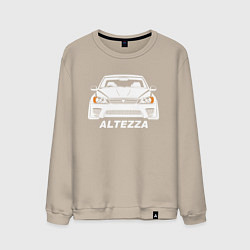 Свитшот хлопковый мужской Toyota Altezza, цвет: миндальный