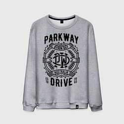 Свитшот хлопковый мужской Parkway Drive: Australia, цвет: меланж