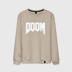 Свитшот хлопковый мужской DOOM, цвет: миндальный