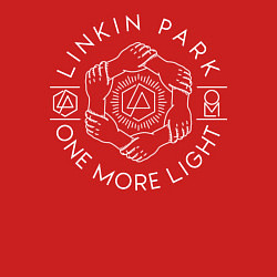 Свитшот хлопковый мужской Linkin Park: One More Light, цвет: красный — фото 2