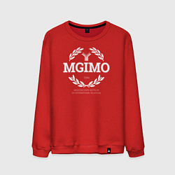 Свитшот хлопковый мужской MGIMO, цвет: красный
