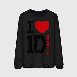 Мужской свитшот I love 1D