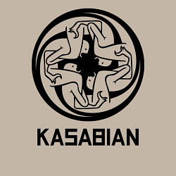 Свитшот хлопковый мужской Kasabian: Symbol, цвет: миндальный — фото 2