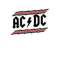 Свитшот хлопковый мужской AC/DC Voltage, цвет: белый — фото 2