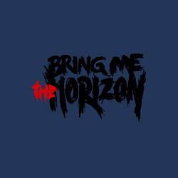 Свитшот хлопковый мужской Bring me the horizon, цвет: тёмно-синий — фото 2