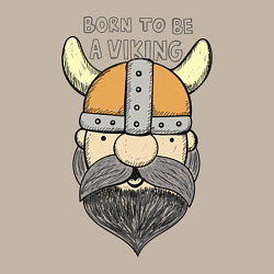 Свитшот хлопковый мужской Born to be a Viking, цвет: миндальный — фото 2