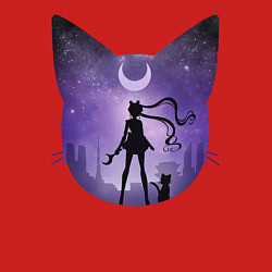 Свитшот хлопковый мужской Pretty Soldier Sailor Moon, цвет: красный — фото 2